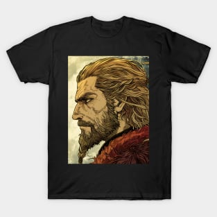 Saga of the Norse: Viking Exploration, Epic Tales, and Anime-Manga Heritage in Vinland Saga Art T-Shirt